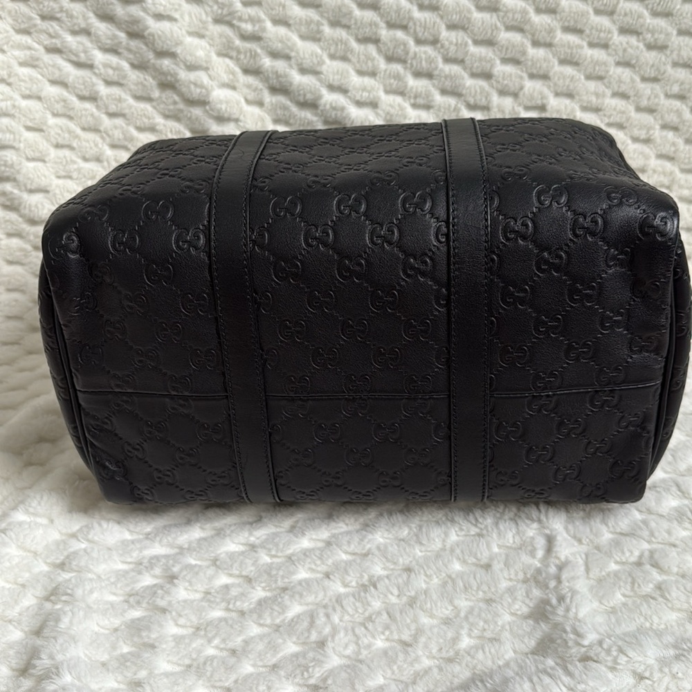 Gucci GG Guccissima Leather Boston Handbag-265697-Authentic-EUC - Picture 5 of 16